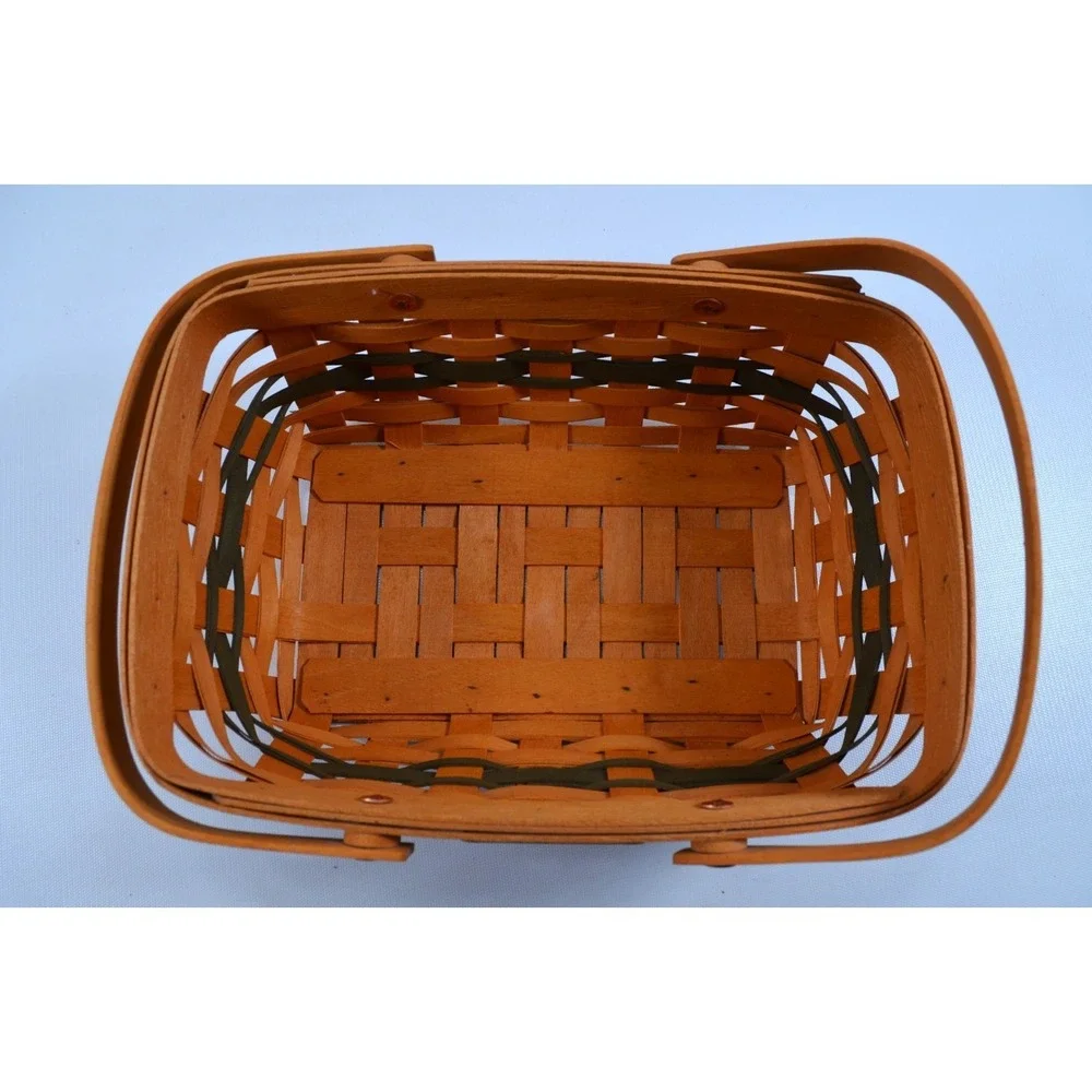 1996 Longaberger Holiday Cheer Basket Clot. Liner‎ & Protector 12L x 8W x 4.25H